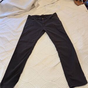 DU/ER Men’s Grey Steel Stretch 5-Pocket Pants Performance Slim Straight 36x30